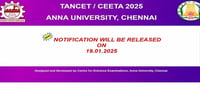 TANCET 2025 अधिसूचना जारी